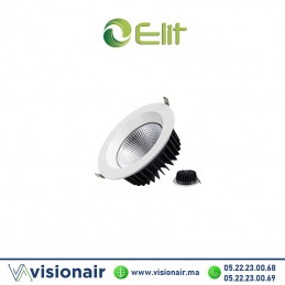 Panel LED COB ELIT Rond encastré 20W 6000°K Casablanca Maroc