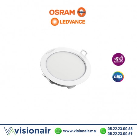Panel LED OSRAM LEDVANCE Rond encastré 12W 6500°K  Casablanca Maroc
