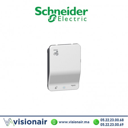 Borne de recharge Schneider EVlink Smart Wallbox T2 7,4/22 EVB1A22P2RI Casablanca Maroc