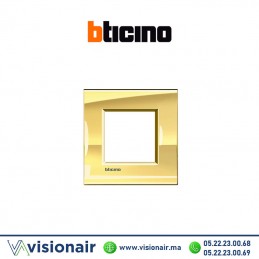 Plaque BTICINO LivingLight 2M or LNA4802OA Casablanca Maroc