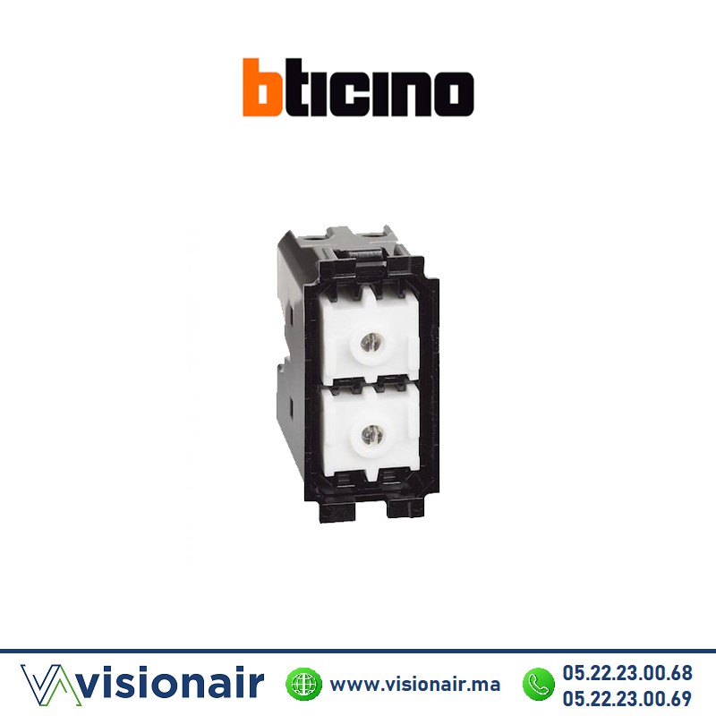 Poussoir volet roulant 1M Sable BTICINO Living Now noir BTK4037 Casablanca Maroc