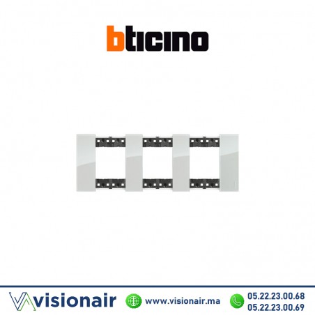 Plaque BTICINO Living Now 3x2 modules Ciel BTKA4802M3DA Casablanca Maroc
