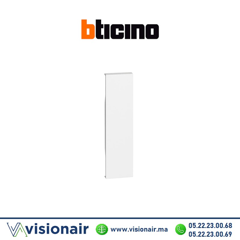 Enjoliveur obturateur 1M Blanc Bticino Living Now BTKW00 Casablanca Maroc
