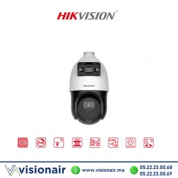 Camera IP Hikvision IP PTZ 4MP + 4MP 25X ColorVu DS-2SE4C425MWG-E Casablanca Maroc
