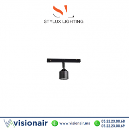 Projecteur zoom rail magnétique 5W 3000°K Casablanca Maroc