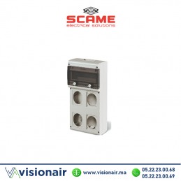Coffret de chantier SCAME 4 prises 11M IP66 212x415x105 632.4500 Casablanca Maroc