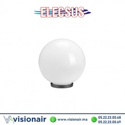 Boule lumineuse opale E27 pour jardin D300 Casablanca Maroc