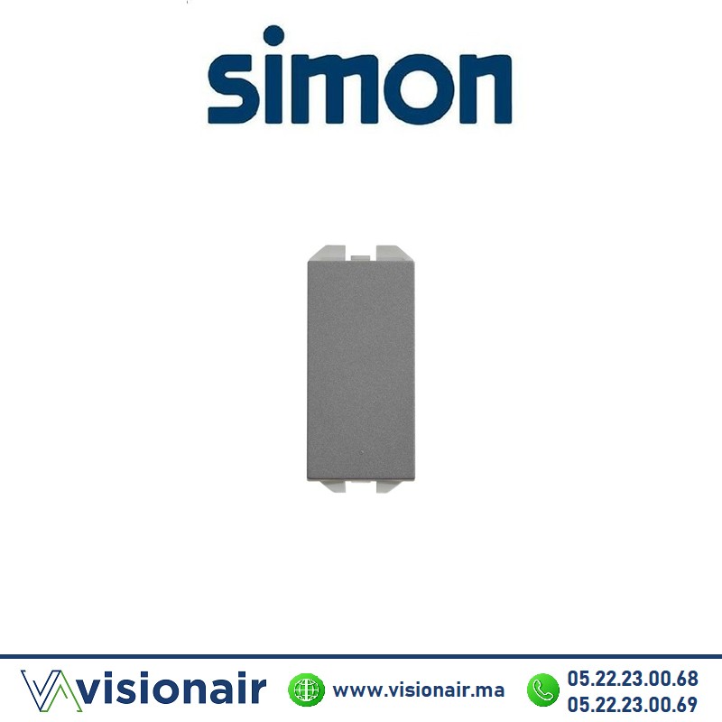 Interrupteur Simon 270 Va-et-vient Titane  20001201-096 Casablanca Maroc
