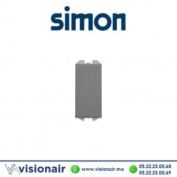 Bouton-poussoir Simon 270 neutre Titane 20001150-096 Casablanca Maroc