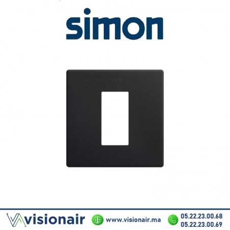 Cadre Simon 270 1 module Minima Noir mat 27101610-098 Casablanca Maroc