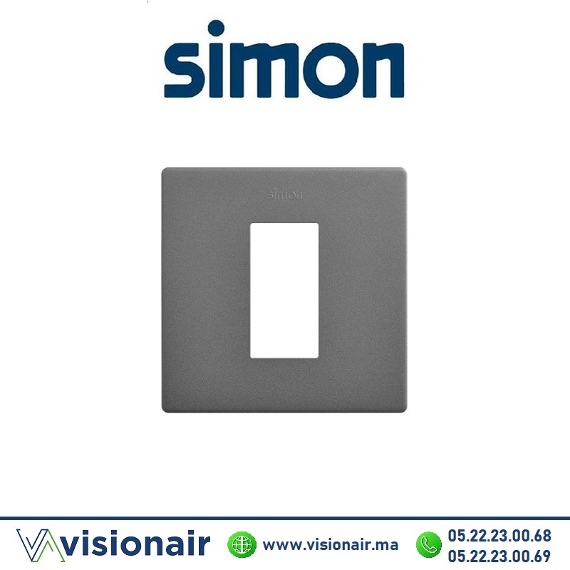Cadre Simon 270 1 module Minima Titane 27101610-096 Casablanca Maroc
