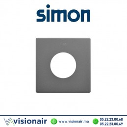 Cadre Simon 270 Minima 1 module 2P+T Titane 27110610-096 Casablanca Maroc