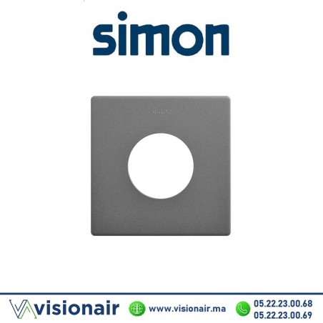 Cadre Simon 270 Minima 1 module 2P+T Titane 27110610-096 Casablanca Maroc