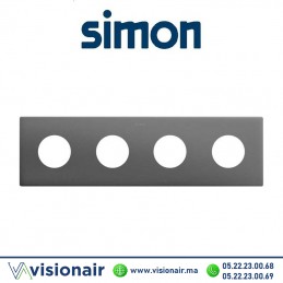 Cadre Simon 270 Minima 4 modules 2P+T CLEAN Titane 27110640-096 Casablanca Maroc