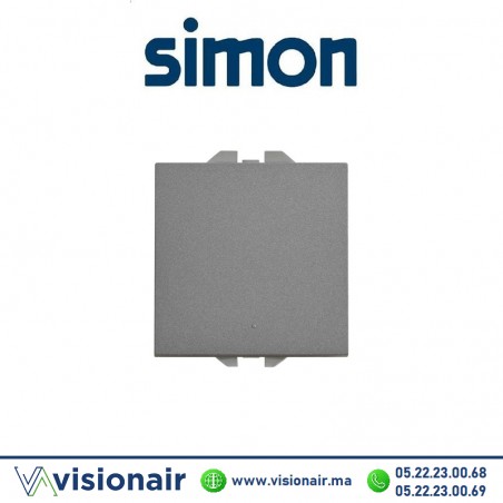 Interrupteur Simon 270 10Ax large Titane 20000101-096 Casablanca Maroc
