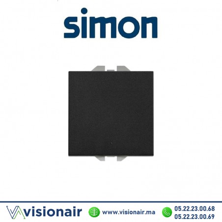 Interrupteur Simon 270 10AX va-et-vient Noir 20000201-098 Casablanca Maroc