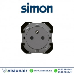 Prise Simon270 2P+T Titane 16A 250V 20000455-096 Casablanca Maroc