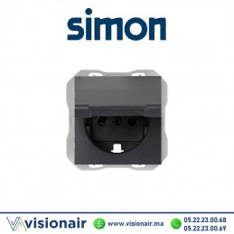 Kite complet Simon270 2P+T Noir IP44 étanche 20000490-098 - VISIONAIR Maroc
