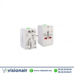 Travel adapter adaptateur prises universelles Casablanca Maroc