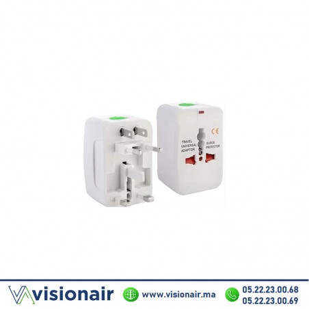 Travel adapter adaptateur prises universelles Casablanca Maroc