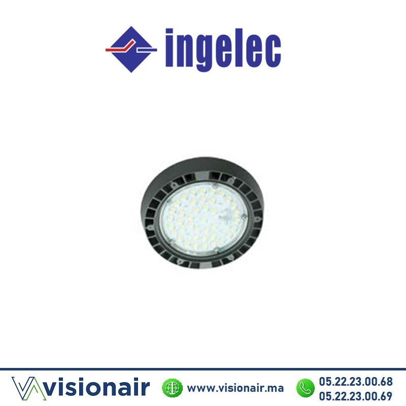 Armature LED INGELEC Premium 150W 5700°K HBLED150C Casablanca Maroc