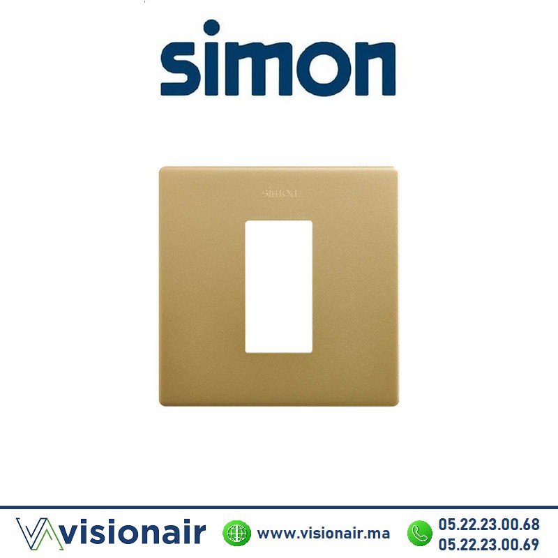 Cadre Simon 270 1 module Minima Or 27101610-095 Casablanca Maroc