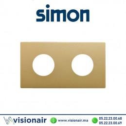 Cadre Simon 270 Minima 2 modules 2P+T CLEAN Or 27110620-095 Casablanca Maroc