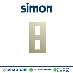 Cadre Simon 270 Minima 2 modules verticale Champagne 27111620-094 Casablanca Maroc