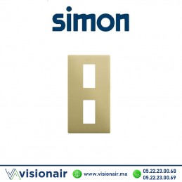Cadre Simon 270 Minima 2 modules verticale Laiton 27111620-097 Casablanca Maroc