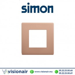 Cadre Simon 270 1 module Icon rose cold 27000610-091 Casablanca Maroc