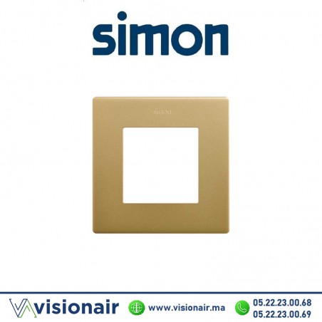 Cadre Simon 270 1 module Icon Or 27000610-095 Casablanca Maroc