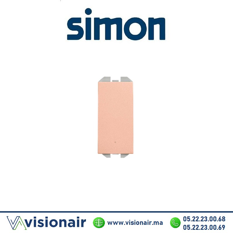 Interrupteur Simon270 unipolaire Rose cold 20001101-091 Casablanca Maroc
