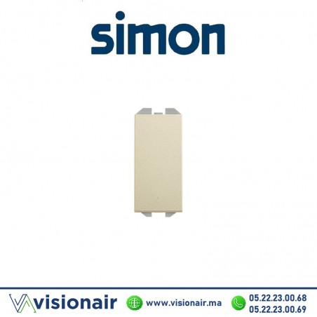 Interrupteur Simon270 unipolaire Champagne 20001101-094 Casablanca Maroc