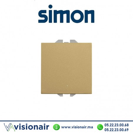 Interrupteur Simon 270 10AX va-et-vient Or 20000201-095 Casablanca Maroc