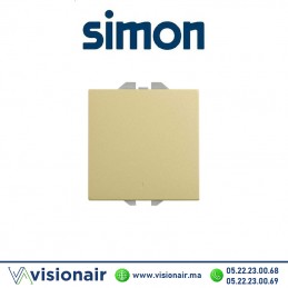 Interrupteur Simon 270 10AX va-et-vient laiton 20000201-097 Casablanca Maroc