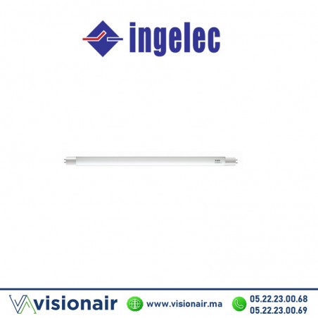 Tube LED Ingelec 9W unipolaire 6500°K T8 60cm Casablanca Maroc