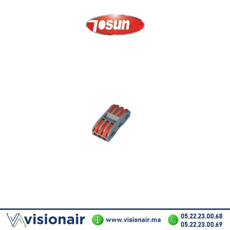Connecteur rapide à levier TSN PCT-223 WAGO Casablanca Maroc