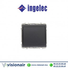 Interrupteur INGELEC Jade anthracite noir M5551/10T Casablanca Maroc