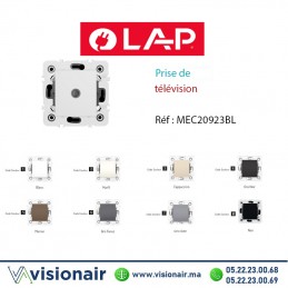 Prise de télévision Blanc LAP MILLENIUM 20923BL Casablanca Maroc