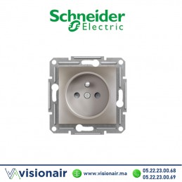 Prise 2P +T Schneider Asfora bronze EPH2800269 Casablanca Maroc