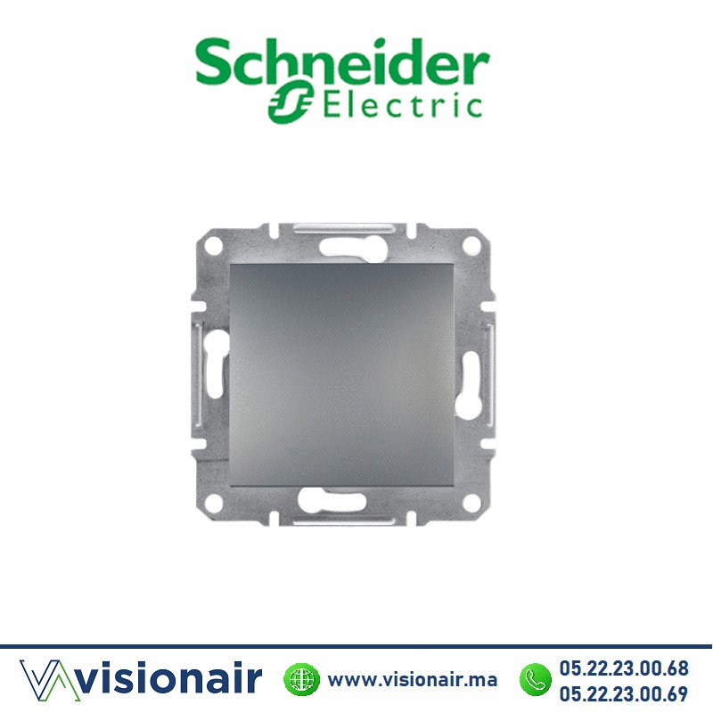 Obturateur Schneider Asfora acier EPH5600162 Casablanca Maroc