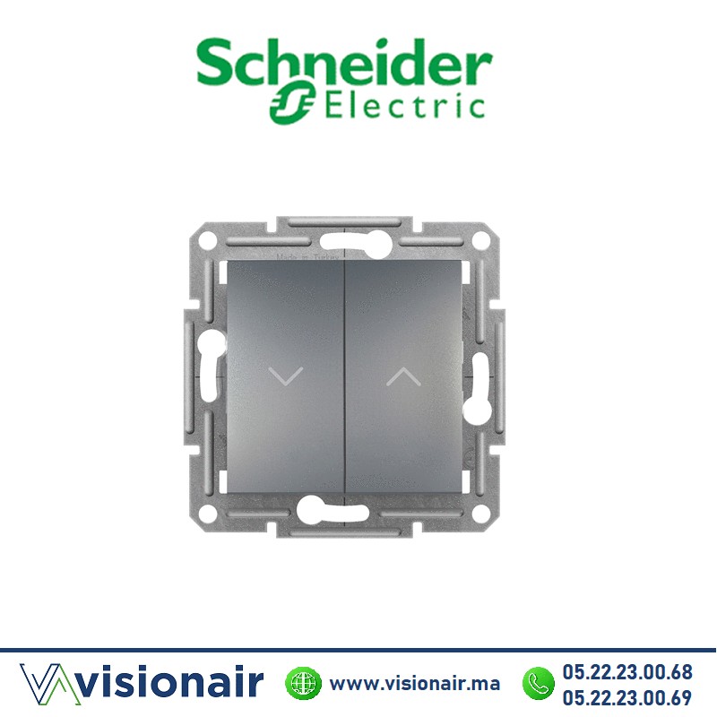 Poussoir volet roulant Schneider Asfora acier EPH1300362 Casablanca Maroc