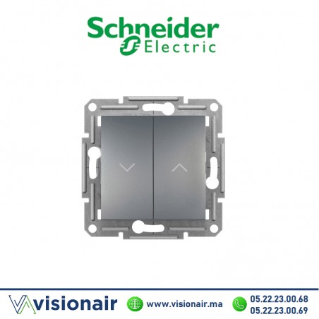 Poussoir volet roulant Schneider Asfora acier EPH1300362 Casablanca Maroc