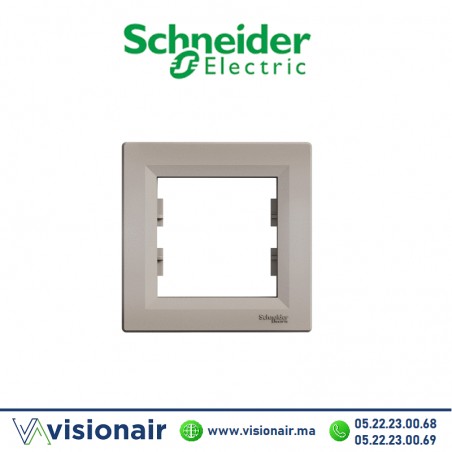 Plaque 1P Schneider Asfora bronze EPH5800169 - VISIONAIR Maroc