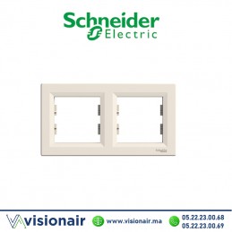 Plaque 2P Schneider Asfora crème EPH5800223 Casablanca Maroc