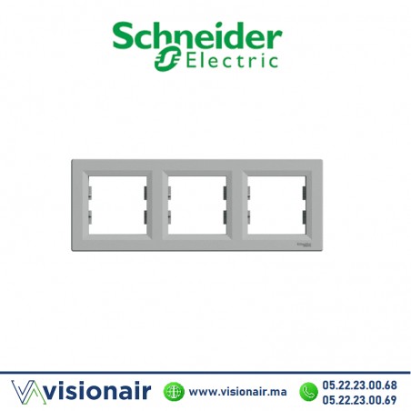 Plaque 3P Schneider Asfora aluminium EPH5800361 Casablanca Maroc