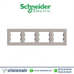 Plaque 4P Schneider Asfora bronze EPH5800469 Casablanca Maroc