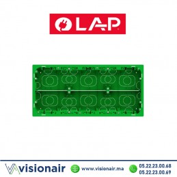 Boîte encastrement LAP rectangle 6 & 7 modules 7317 Casablanca Maroc