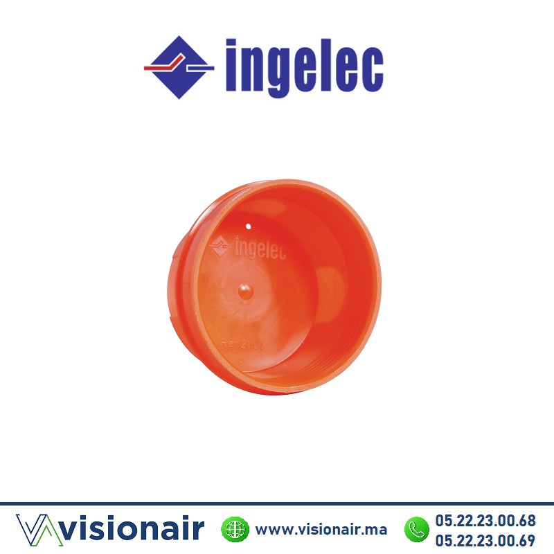Boîte encastrement INGELEC ronde orange 2001C Casablanca Maroc