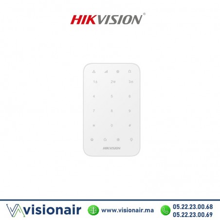 Clavier LED sans fil Hikvision DS-PK1-E-WB Casablanca Maroc